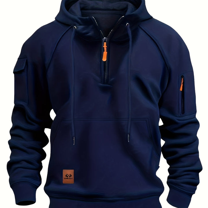 Rafferty | Hoodie z półzamkiem