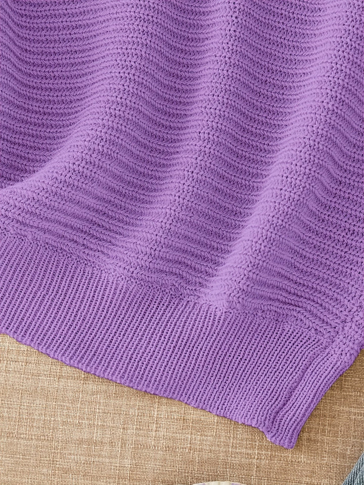 Lena | Luźny Sweter z Otworami