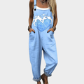 Yadira | Casual Pocket Art Jumpsuit