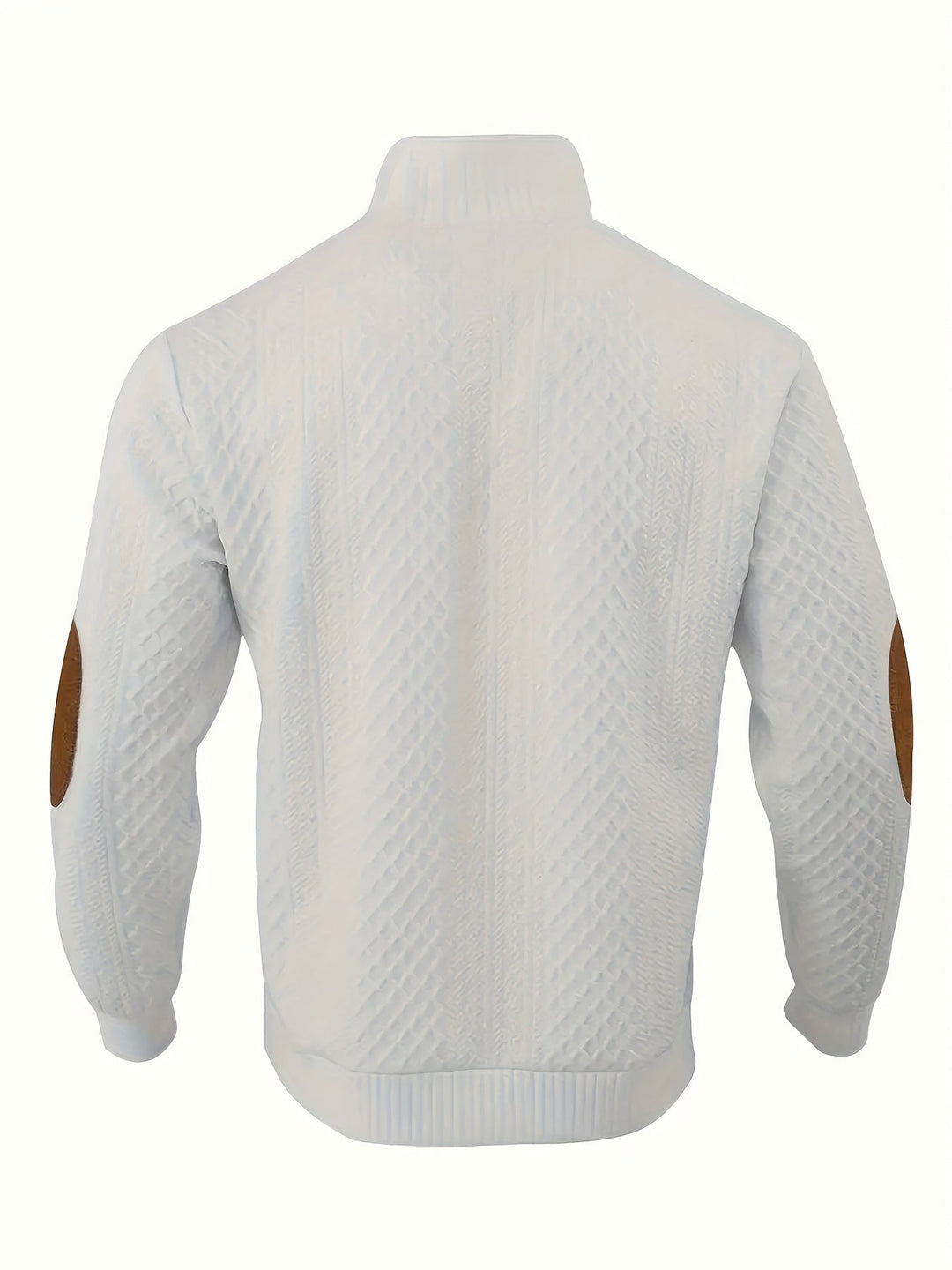 Ronan | Sweter Henley z Stojącym Kołnierzem i Guzikami