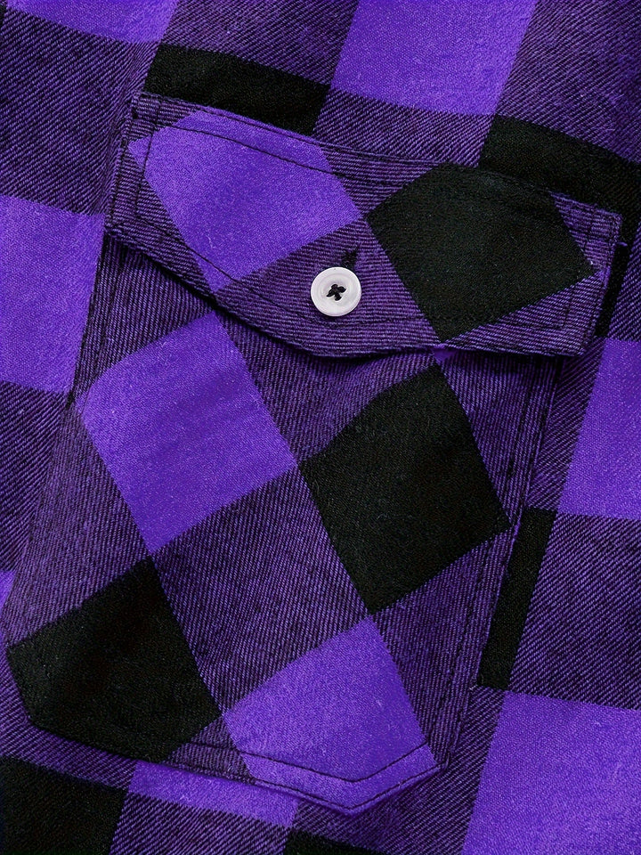 Miles | Klasyczna Koszula Flanelowa w Kratę