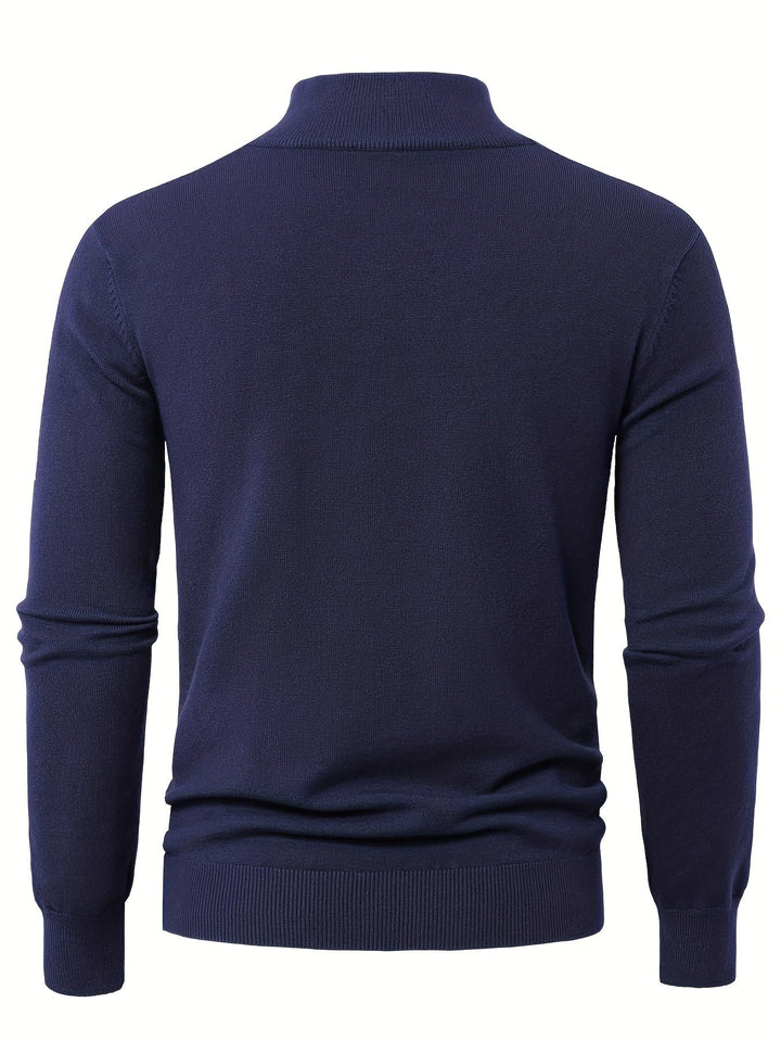 Everett | Elegancki Sweter z Wysokim Kołnierzem