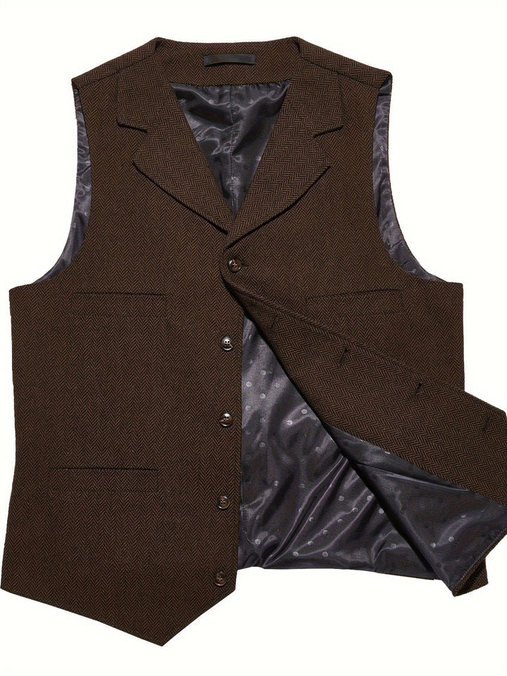 Byron | Elegancka Kamizelka W Kratę