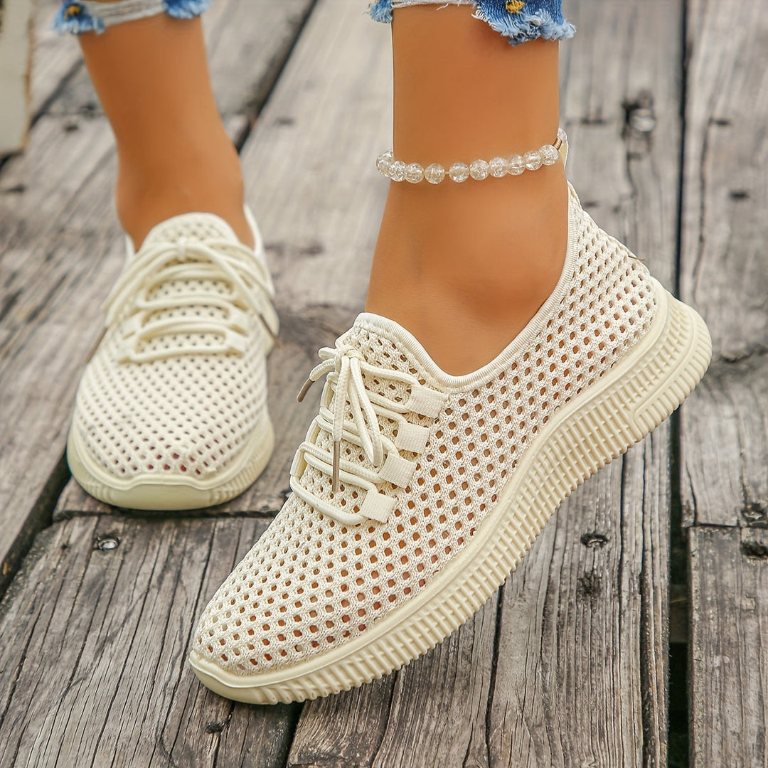 Marina | Przewiewne Sneakersy na Sznurowadła