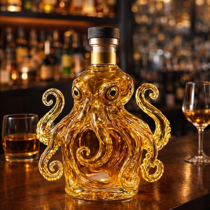 Dale | Butelka Whisky w Kształcie Ośmiornicy
