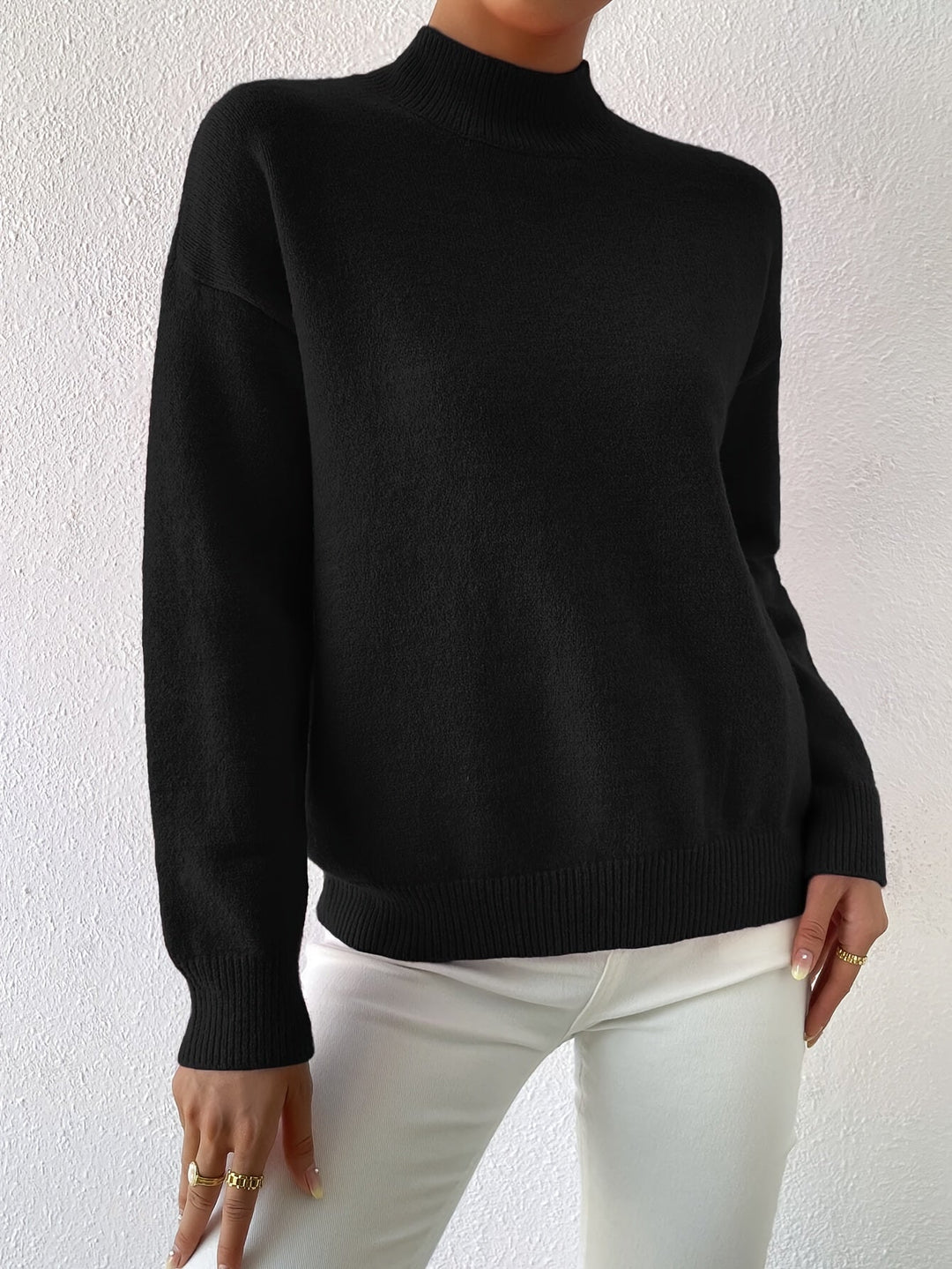 Lorelei | Wyrafinowany Sweter z Mock Neck