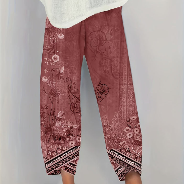 Meredith | Botaniczne Spodnie 3/4