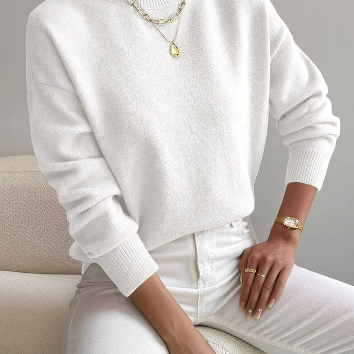 Lorelei | Wyrafinowany Sweter z Mock Neck