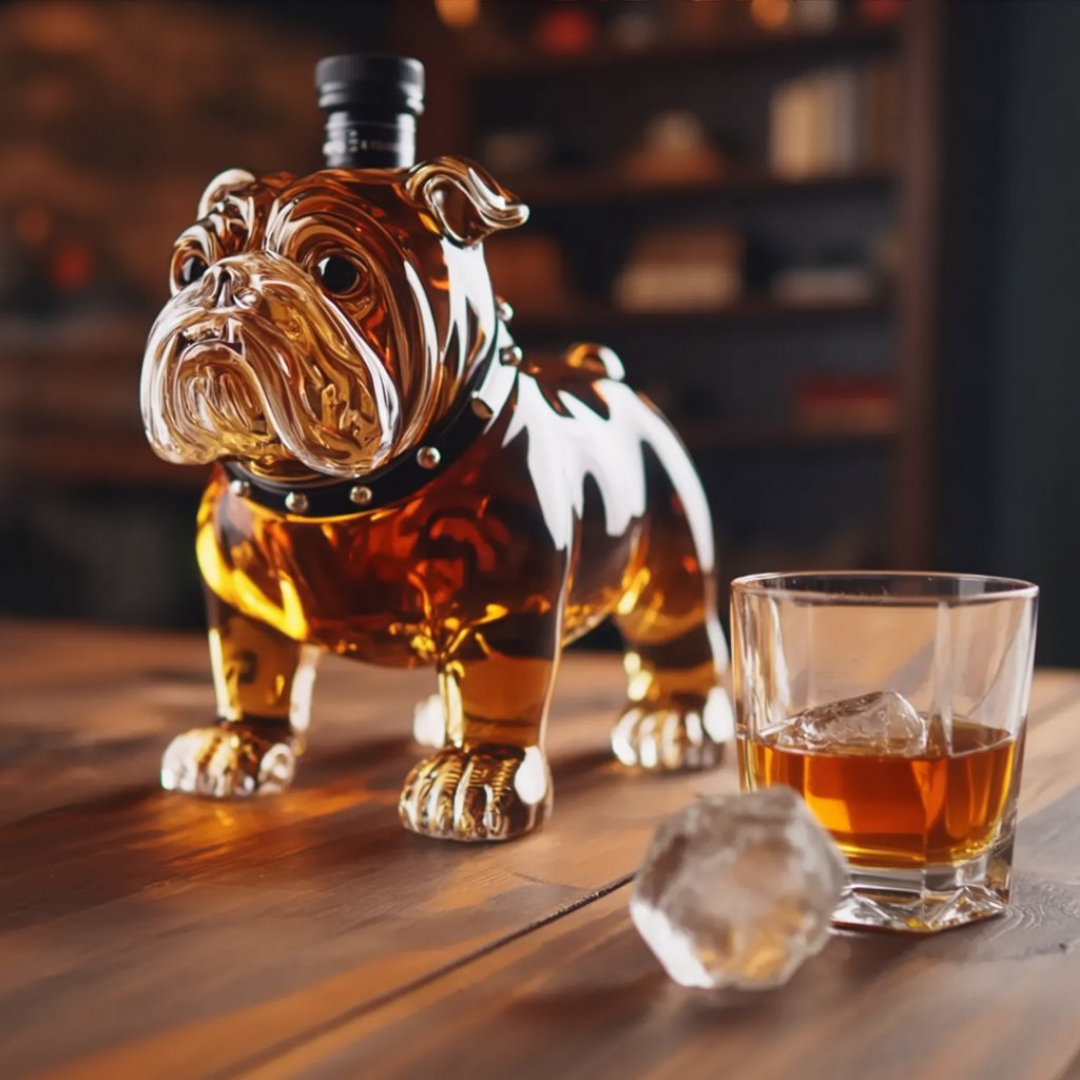 Frank | Butelka Whisky w Designie Buldoga