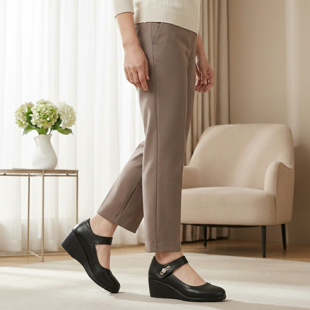 Monica | Eleganckie buty komfortowe na średnim obcasie