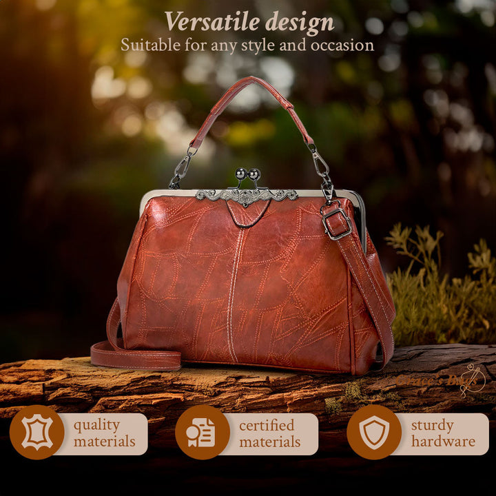 Gillian | Stylowa Vintage Torebka na Ramię