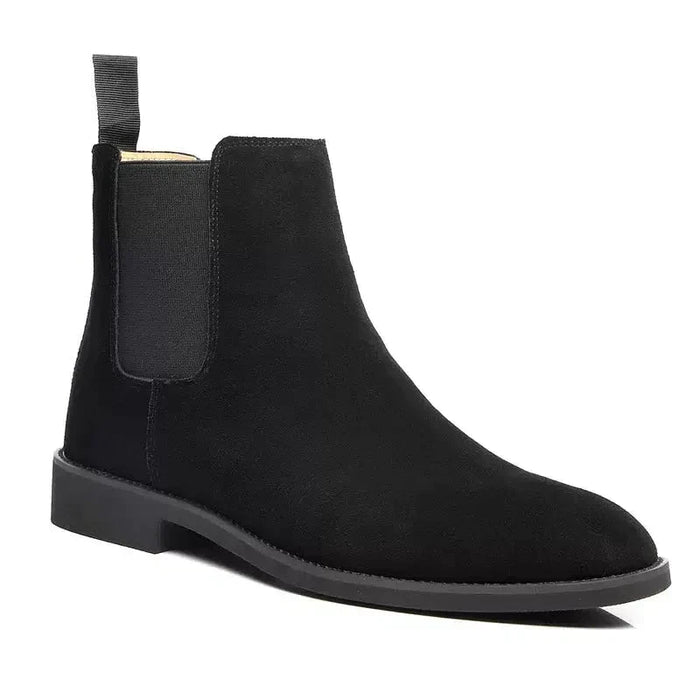 Męskie Chelsea Boots z Elastycznymi Wstawkami