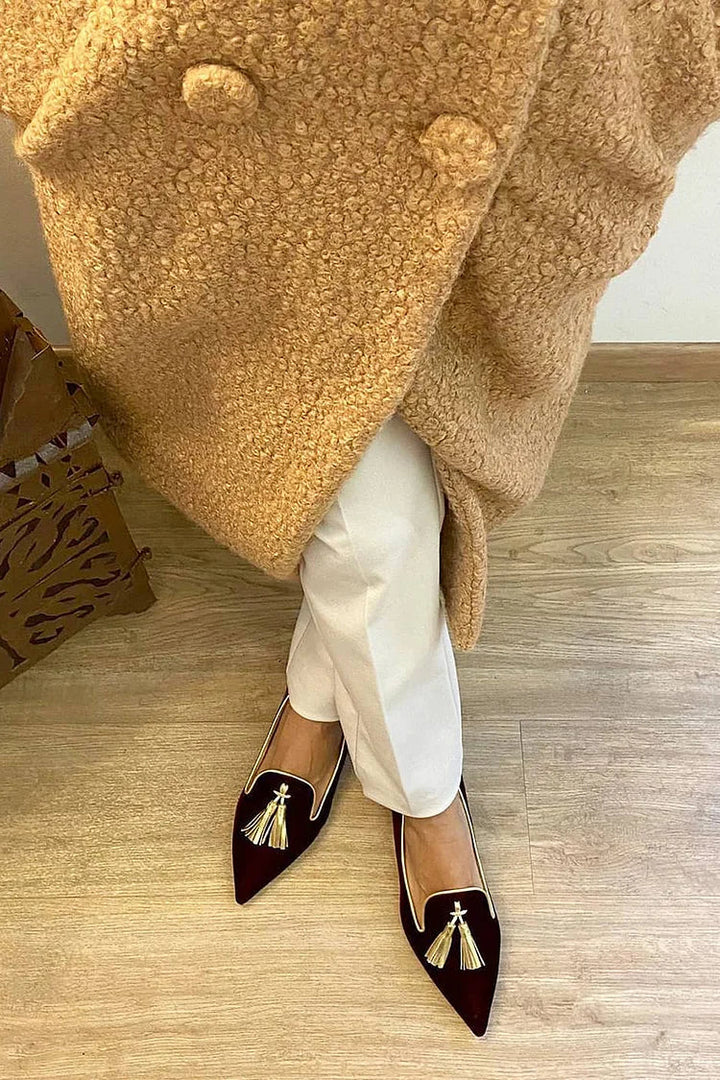 Bailey | Eleganckie Loafery z Wydłużonymi Frędzlami
