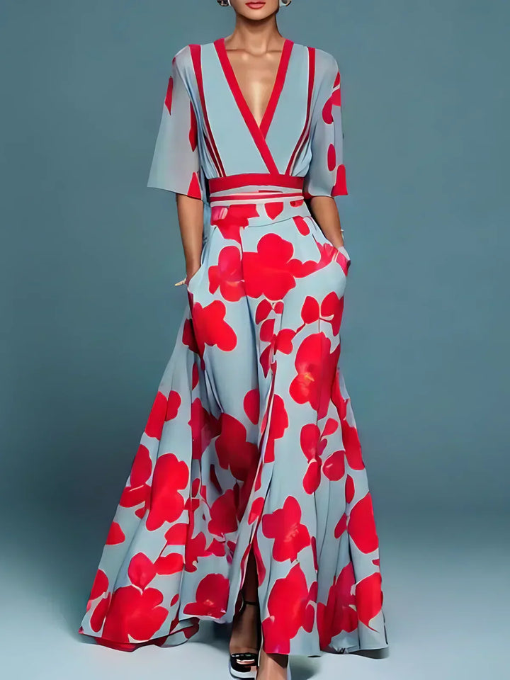Elisa | Elegancka Sukienka Kwiatowa