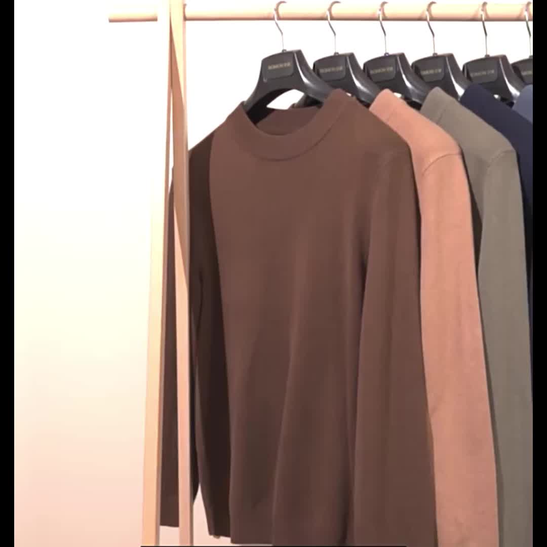 Russell | Elegancki Sweter z Wyższym Kołnierzem