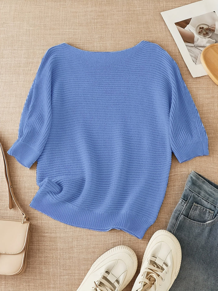 Lena | Luźny Sweter z Otworami