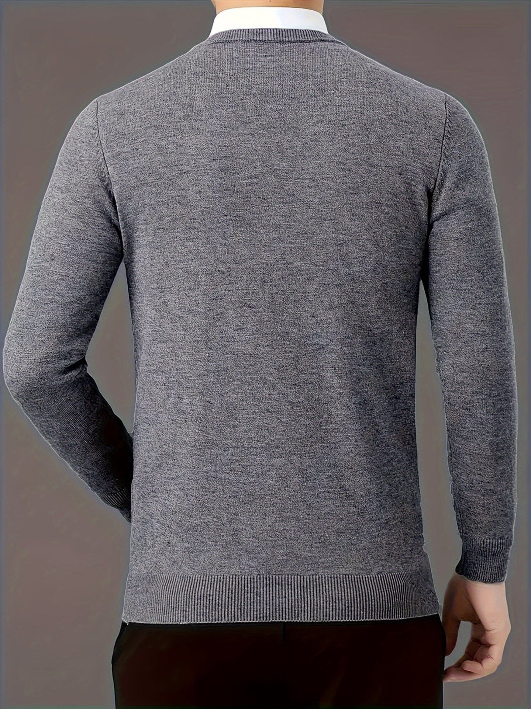 Ellis | Elegancki Sweter z Dekoltem w Serek