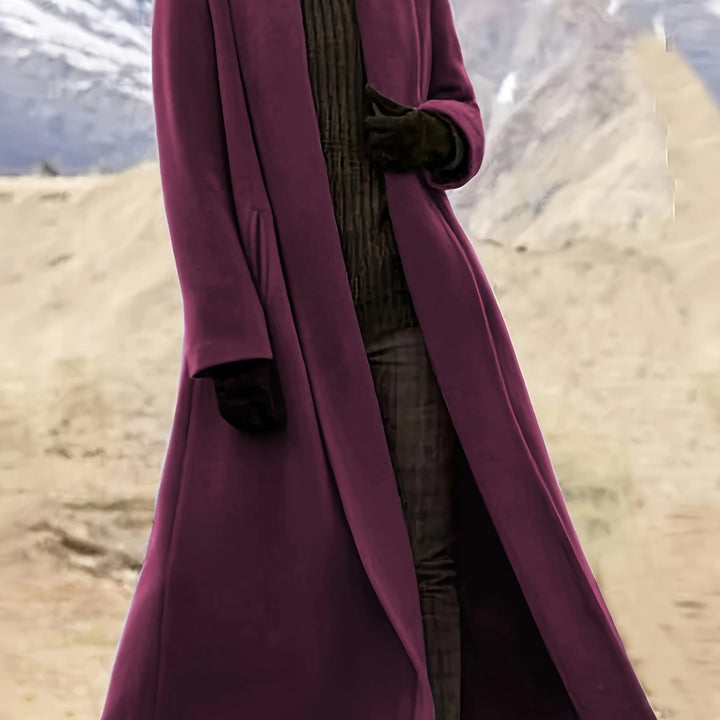 Cordelia | Elegancki Długi Płaszcz