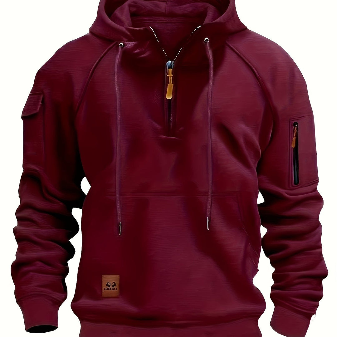 Rafferty | Hoodie z półzamkiem