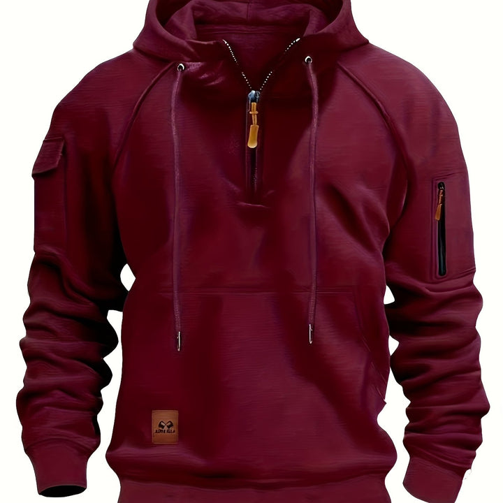 Rafferty | Hoodie z półzamkiem