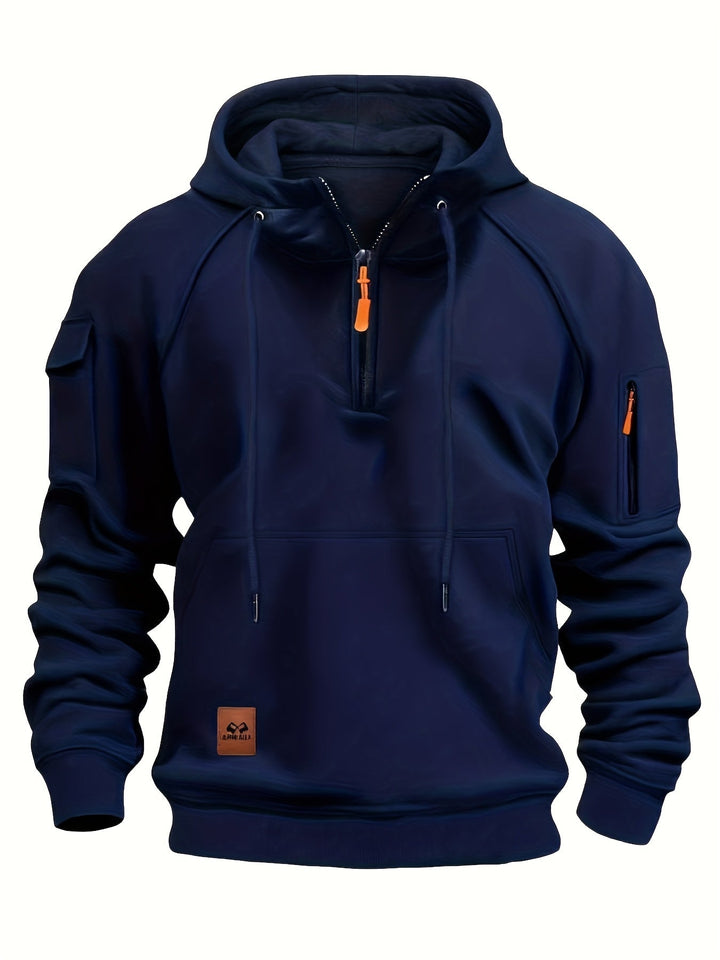 Rafferty | Hoodie z półzamkiem
