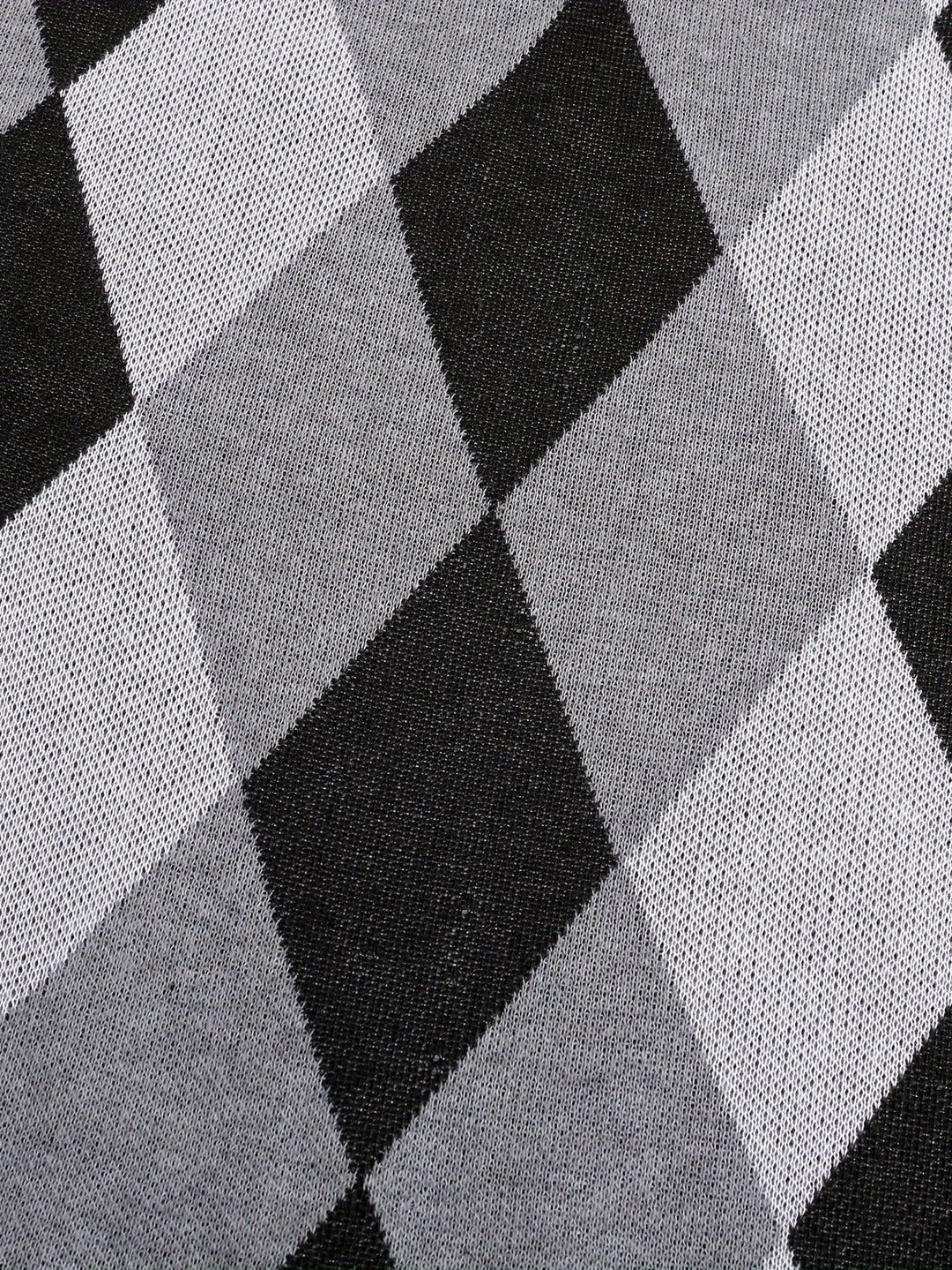 Chandler | Klasyczny Kamizelka w Wzór Argyle