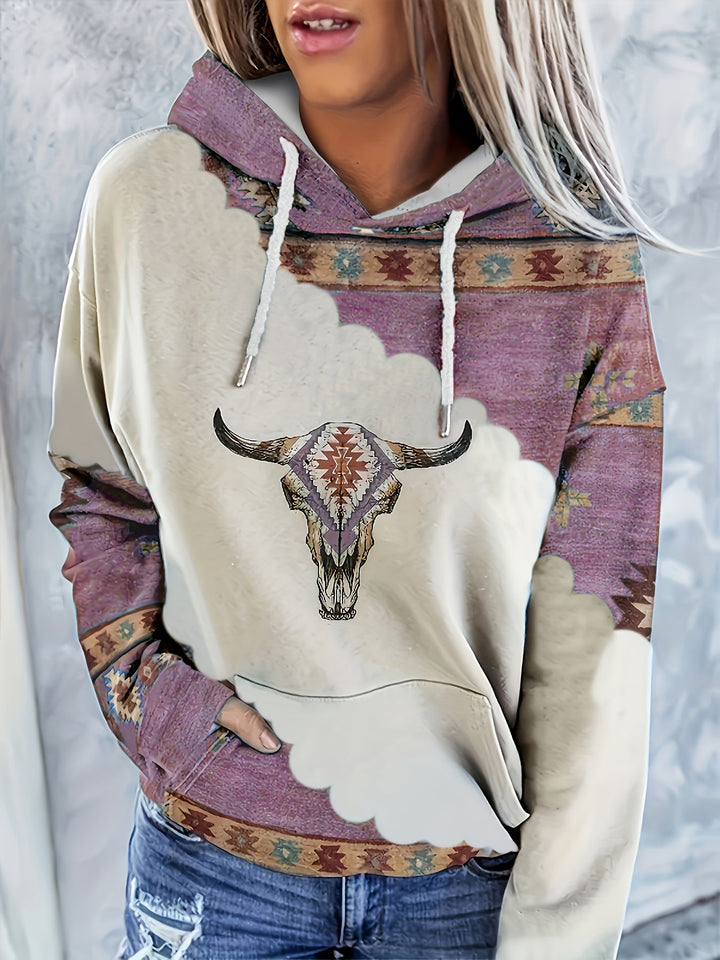 Tamsin | Bluza z kapturem inspirowana stylem zachodnim