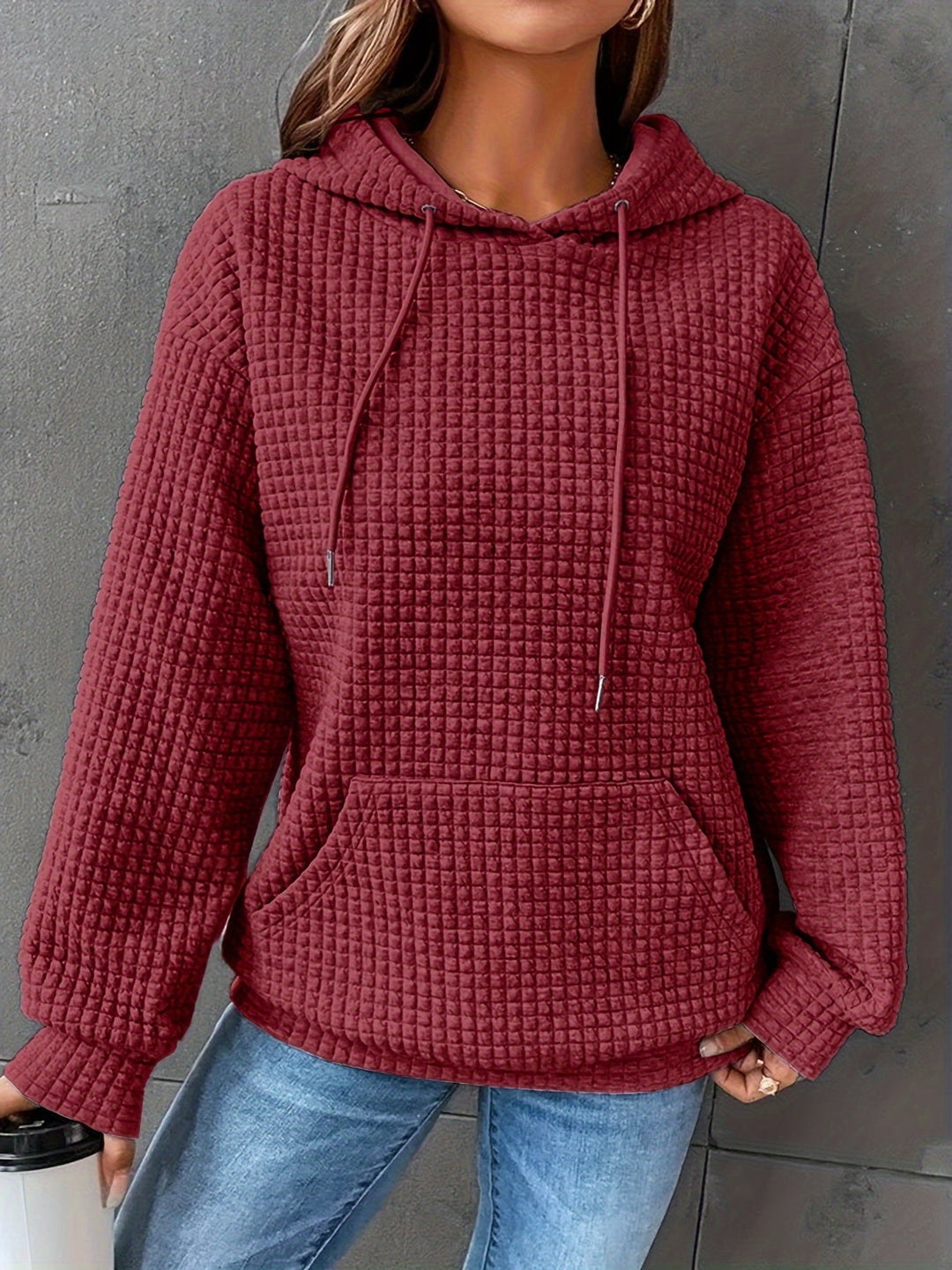 Serena | Przytulny Teksturowany Hoodie