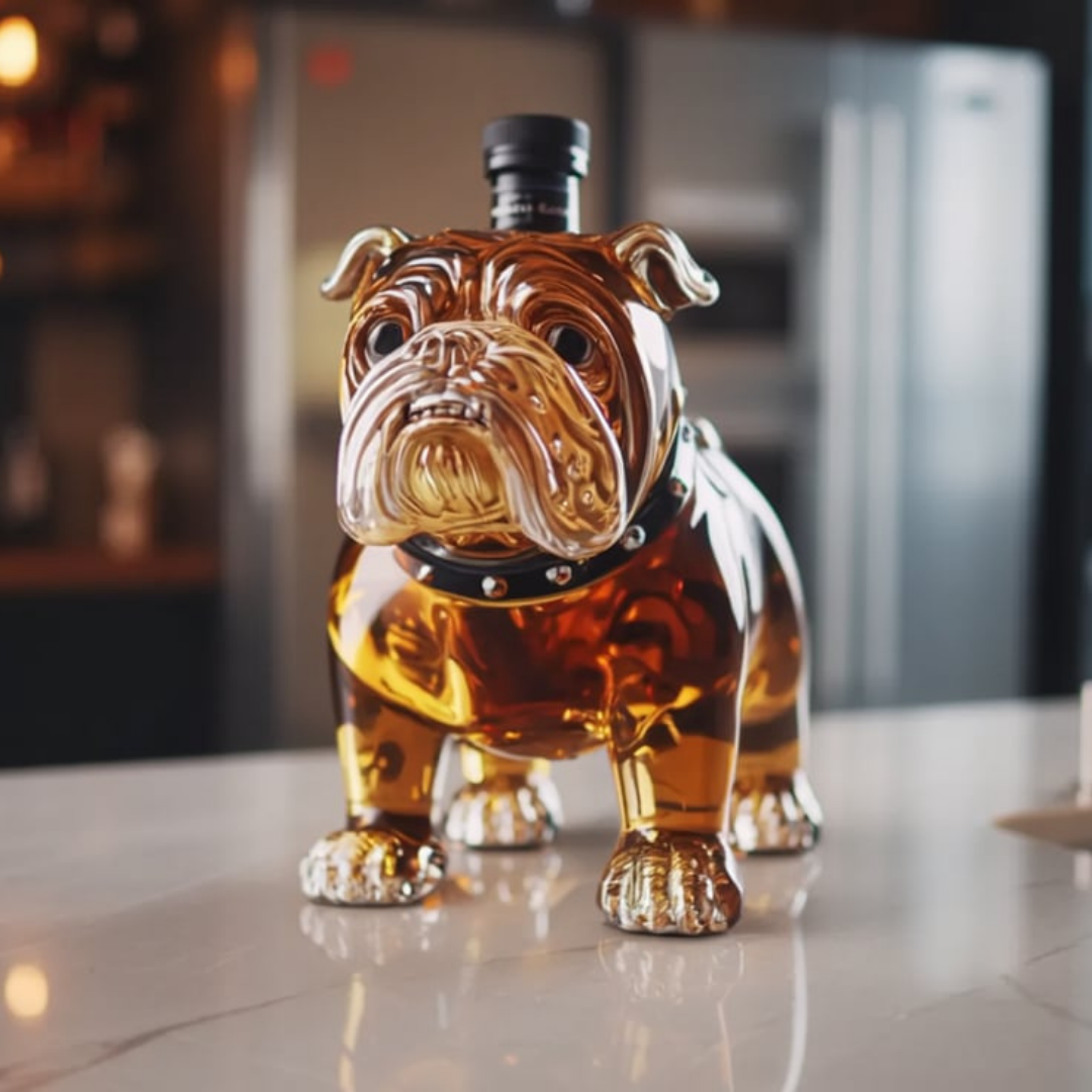 Frank | Butelka Whisky w Designie Buldoga