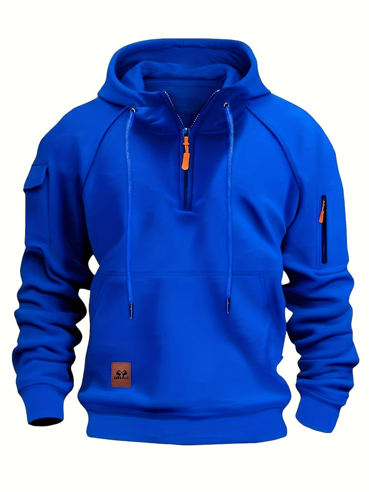 Rafferty | Hoodie z półzamkiem