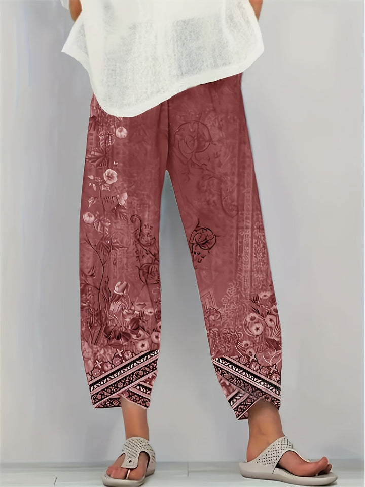 Meredith | Botaniczne Spodnie 3/4