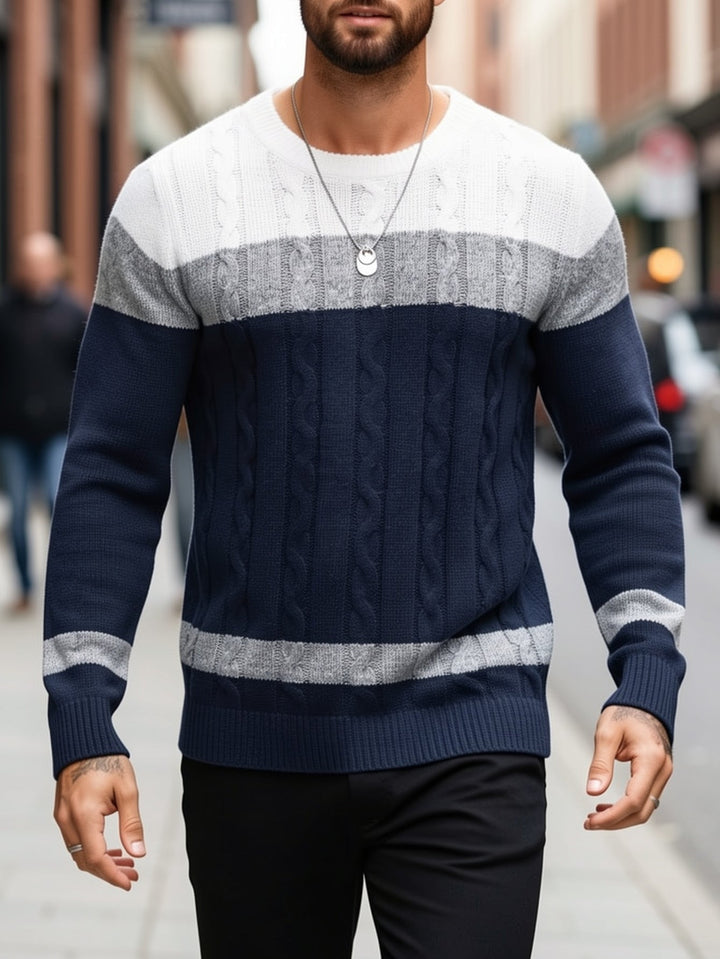 Nolan | Sweter z teksturowanym splotem