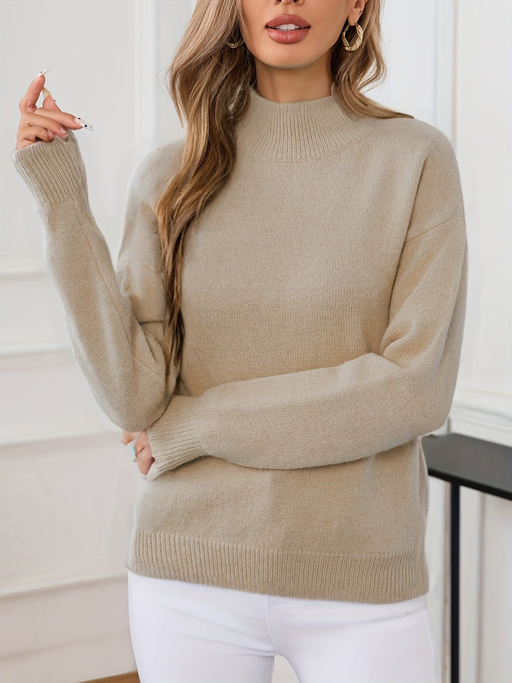 Lorelei | Wyrafinowany Sweter z Mock Neck