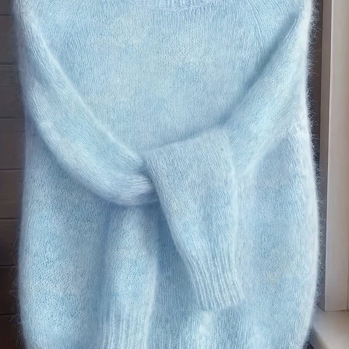 Sabine | Miękki sweter z okrągłym dekoltem