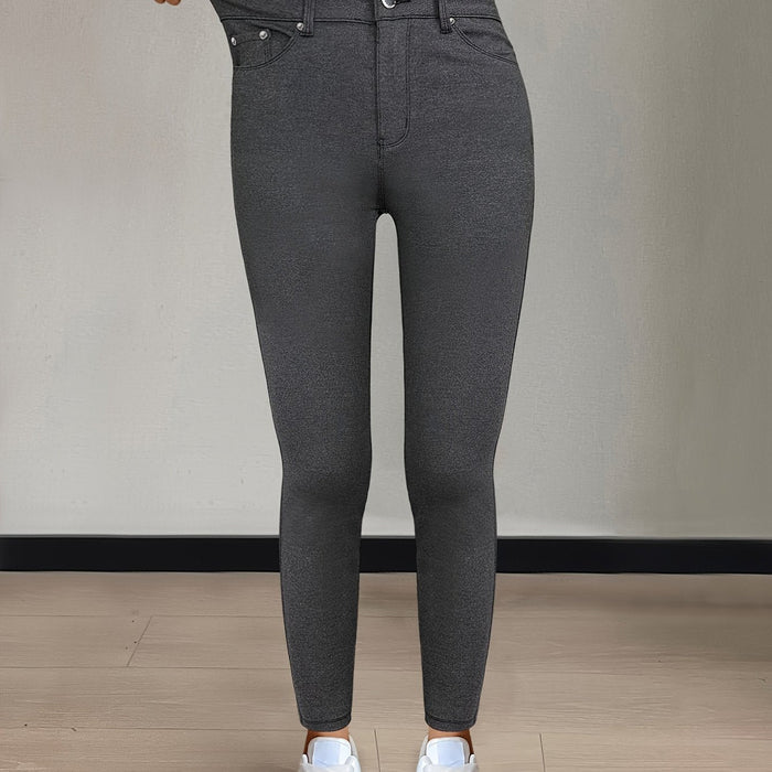 Sylvie | Jeansy Skinny z Wysokim Stanem