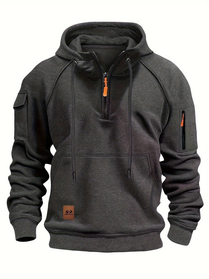 Rafferty | Hoodie z półzamkiem