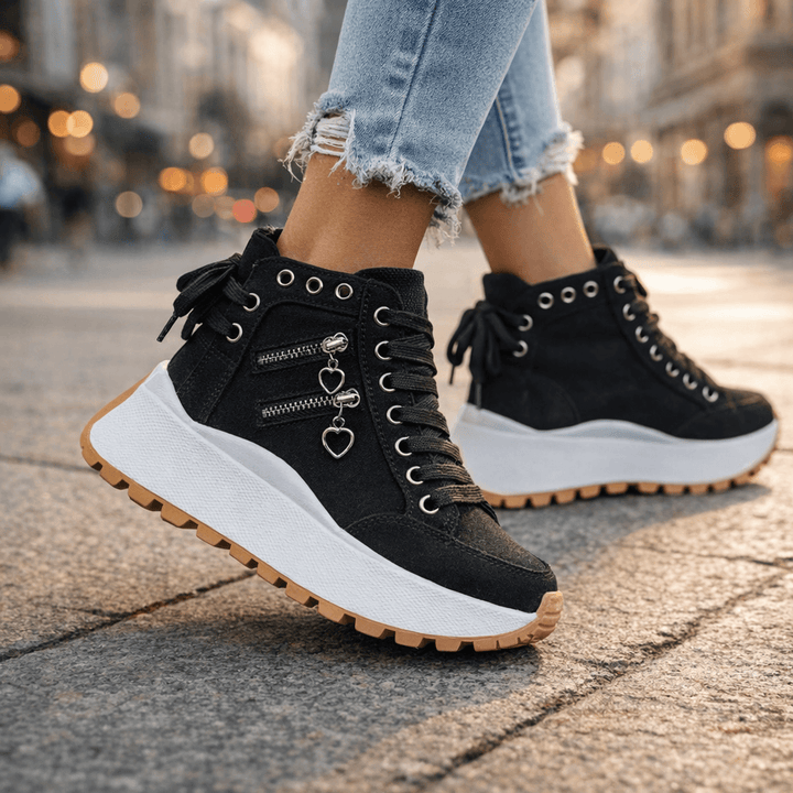 Saylor | Premium Wysokie Buty Sznurowane