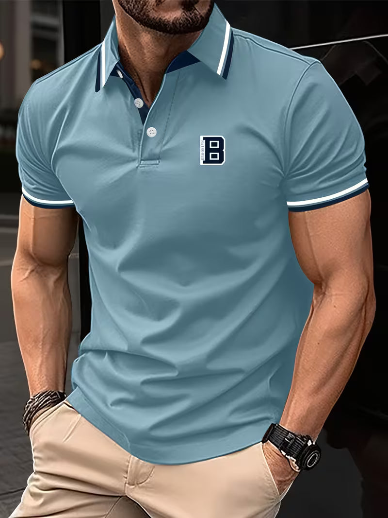 Walker | Casual Koszulka Polo z Krótkim Rękawem