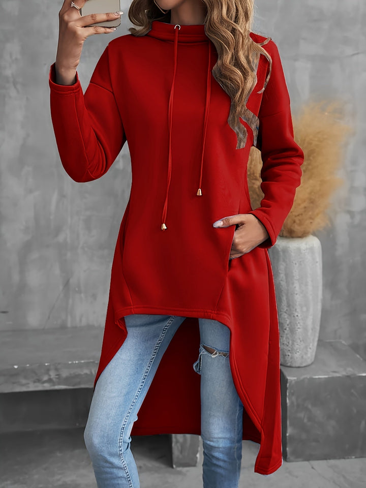 Tabitha | Bluza z kapturem z regulowanym ściągaczem