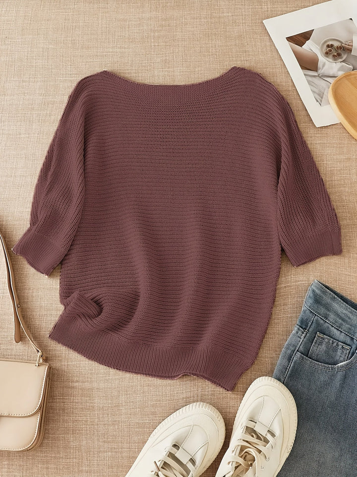 Lena | Luźny Sweter z Otworami