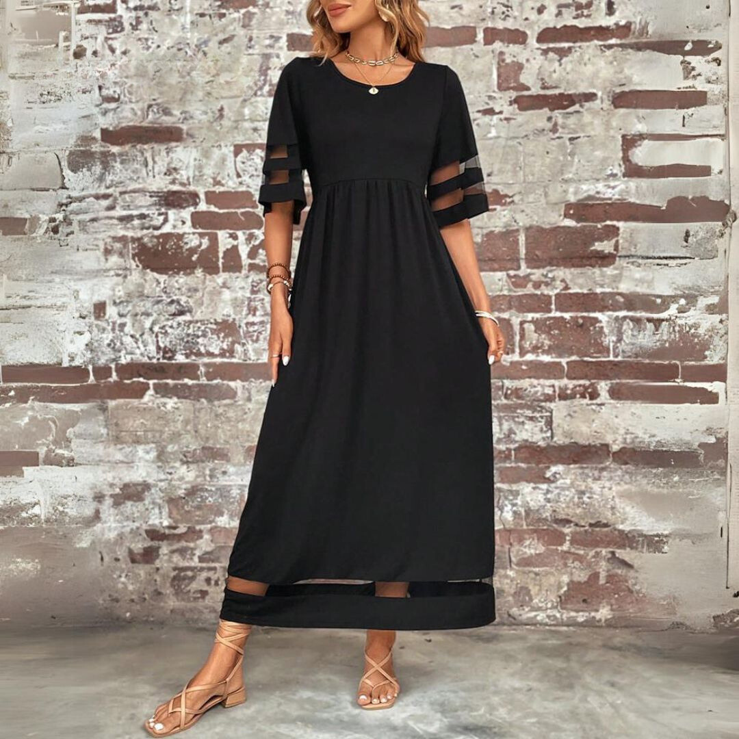 Aubrey | Elegancka Midi Sukienka Wygładzająca Brzuch