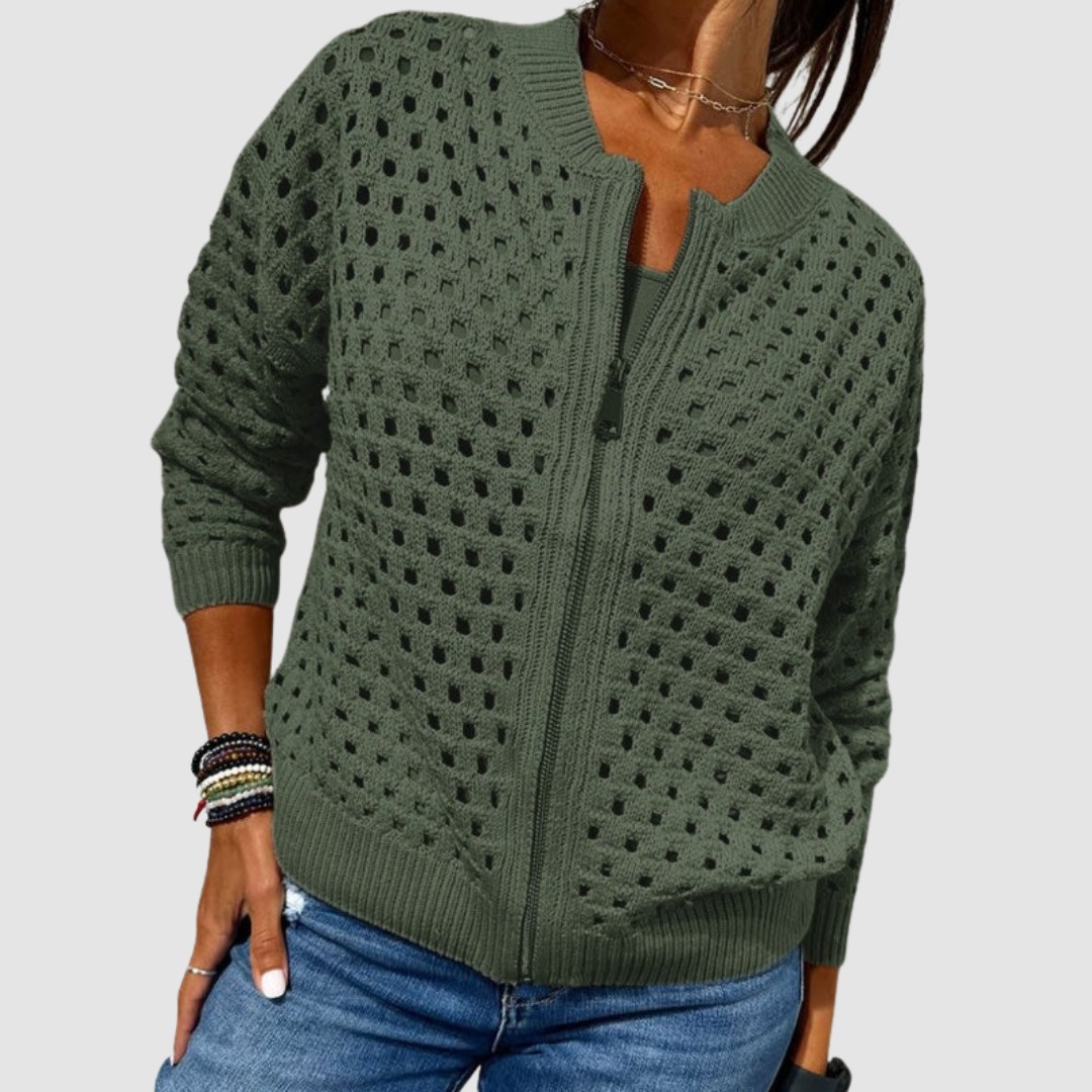 Gracie | Premium Sweter z Dziurkami