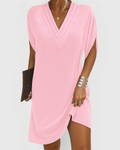 Brittany | Casual V-Neck Mini Dress