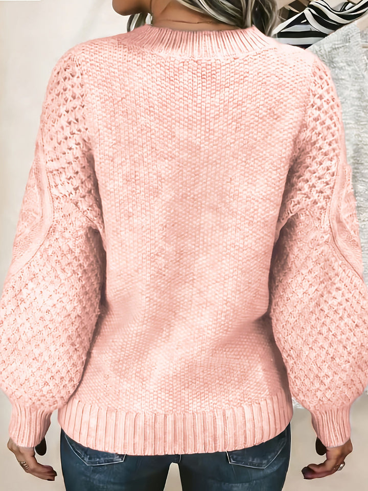 Bonnie | Przytulny Sweter z Lantern-Sleeve