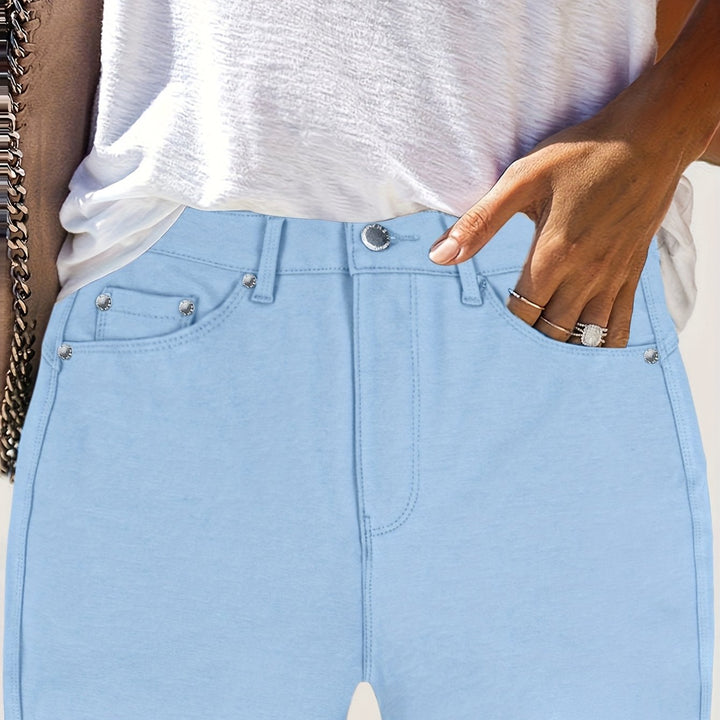 Joan | Jeansy Skinny z Wysokim Stanem