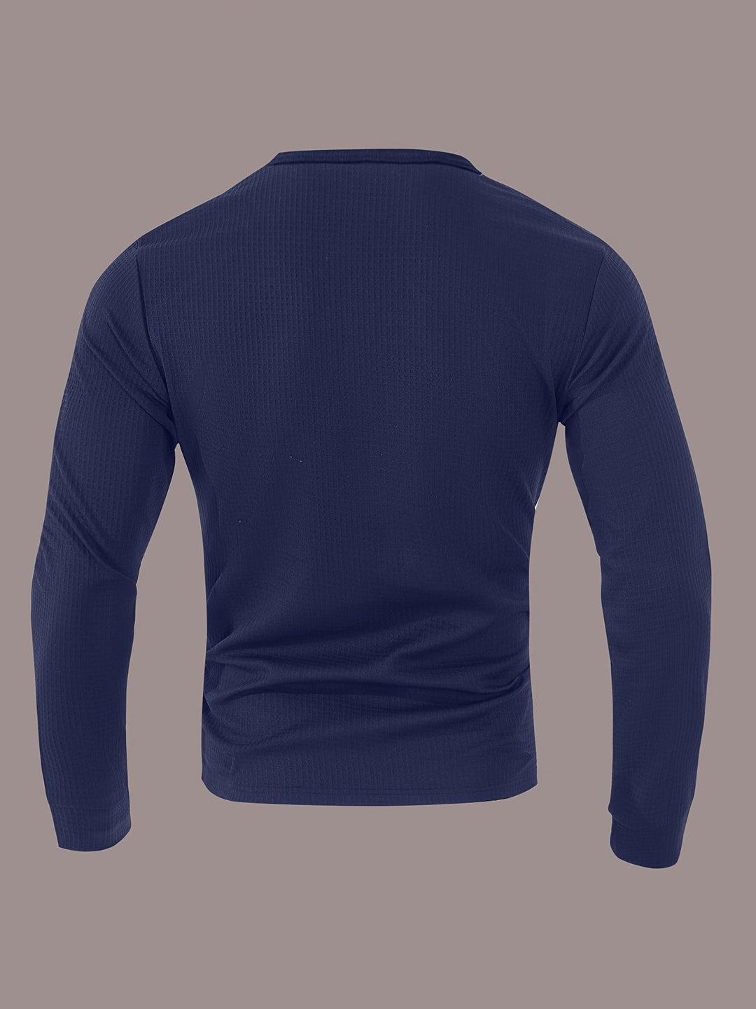 Curtis | Teksturowany longsleeve Henley