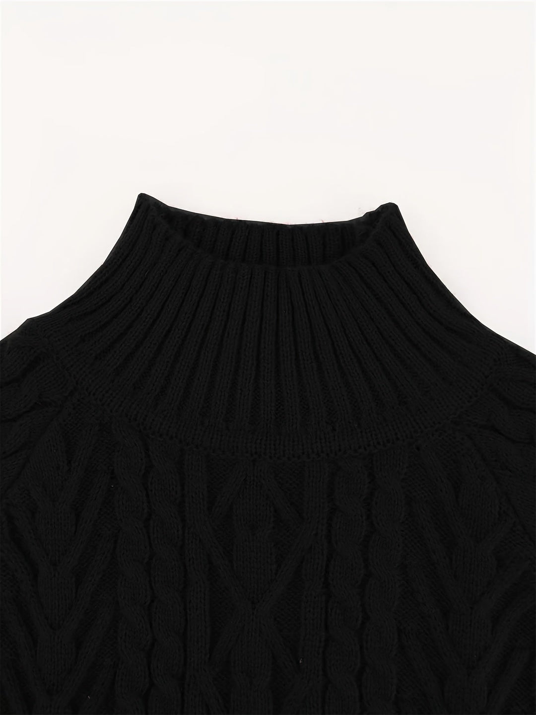 Eloise | Sweter z teksturowanym półkołnierzem