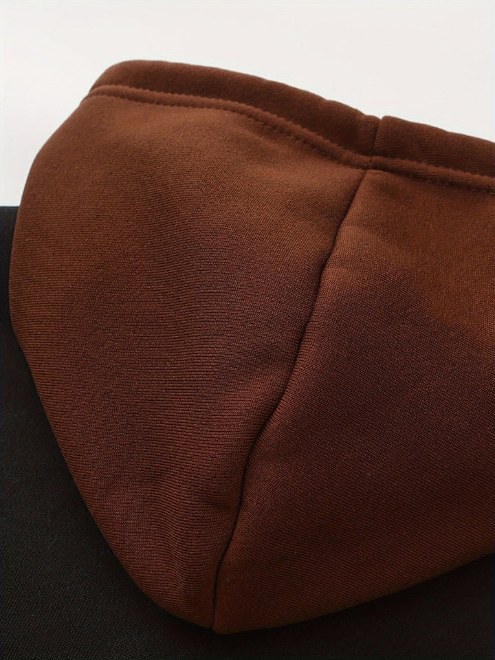 Cedric | Kolorowy Blokowany Hoodie na Zamek