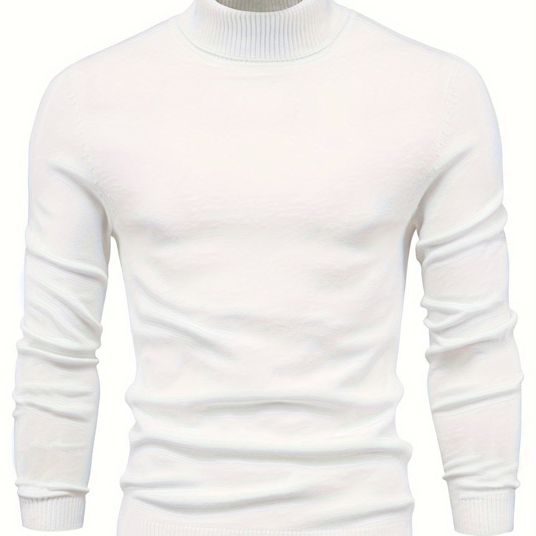 Malcolm | Klasyczny Sweter z Mock-Neck