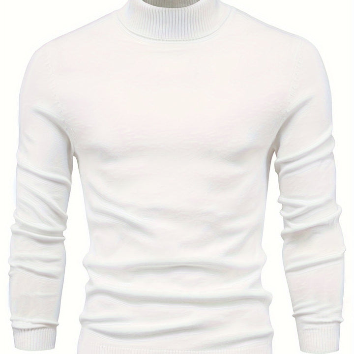 Malcolm | Klasyczny Sweter z Mock-Neck